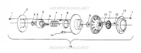 DRIVEN CLUTCH TRAIL 0962761, TRAIL TOURING 0962262,  AND EUROPEAN TRAIL TOU (4931763176C010)