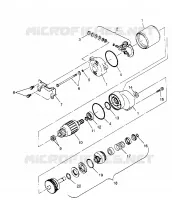 STARTING MOTOR  2X4 300 W957530 (4930053005C012)