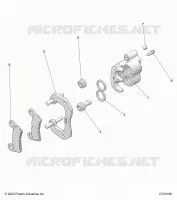 BRAKES, REAR CALIPER