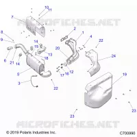 ENGINE, EXHAUST SYSTEM