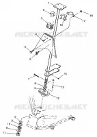 STEERING POST    XPRESS 300 W969530 AND XPRESS 400 W969540 (4935923592C002)