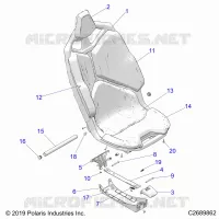 SEAT ASM., FRONT