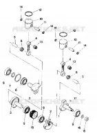 PISTON AND CRANKSHAFT SPORT (4912701270035A)