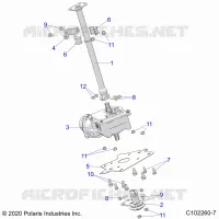 STEERING POST  AND EPS