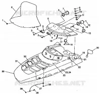 HOOD ASSEMBLY CLASSIC E942865 AND  CLASSIC TOURING E942875 (49274027400009)