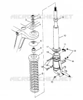 STRUT ASSEMBLY TRAIL BLAZER W947221 (4926832683A014)
