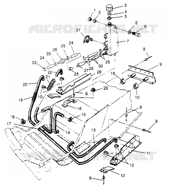 COOLING SYSTEM WIDETRAK LX 0952064 AND  EUROPEAN WIDETRAK LX E952064 (4928942894C006)