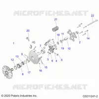 DRIVE TRAIN, PRIMARY CLUTCH