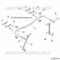 REAR SUSPENSION, STABILIZER BAR