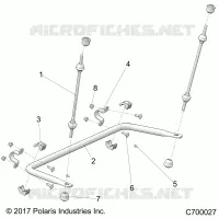 SUSPENSION, REAR STABILIZER BAR