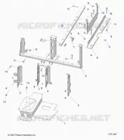 ELECTRICAL, BATTERY, MOUNTING, PT R24E3TC2DD (C731047)