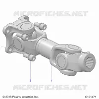 DRIVE TRAIN, PROP REAR SHAFT