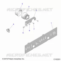 ELECTRICAL, FOG LAMP AND FRONT LICENSE BRACKET