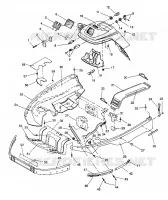 NOSEPAN   CONSOLE ASSEMBLY LITE GT/0933133 AND STARLITE GT/0933127 (4923232323003A)