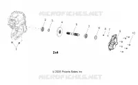 GEARCASE OUTPUT SHAFT