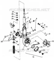 FRONT STRUT    SPORTSMAN 4X4 W968040 (4935943594B006)