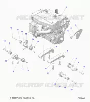 ENGINE, MOUNTING & LONG BLOCK