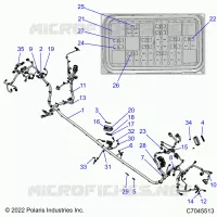 ELECTRICAL, WIRE HARNESS, CHASSIS