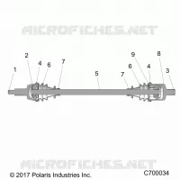 DRIVE TRAIN, FRONT HALF SHAFT