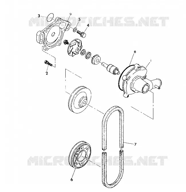 WATER PUMP 500 XLT (4921662166036A)
