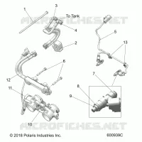 FUEL SYSTEM, RAIL, LINES AND THROTTLE BODY