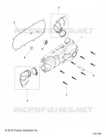 DRIVE TRAIN, CLUTCH COVER AND DUCTING