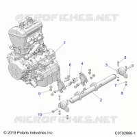 ENGINE, MOUNTING & LONG BLOCK