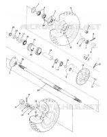 REAR WHEEL DRIVE ASSEMBLY TRAIL BLAZER (4919761976017A)