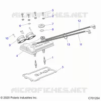 ENGINE, THROTTLE BODY AND VALVE COVER