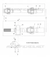 DRIVE TRAIN, FRONT PROP SHAFT