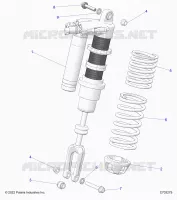 SUSPENSION, FRONT SHOCK MOUNTING