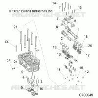 CYLINDER HEAD AND VALVES