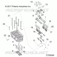 ENGINE, CYLINDER HEAD AND VALVES
