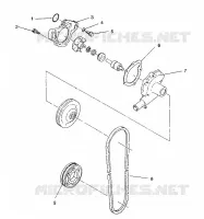 WATER PUMP WIDETRAK / 0932064 (4922982298032A)