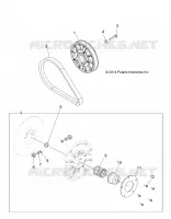 DRIVE TRAIN, SECONDARY CLUTCH