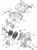 BLOWER HOUSING   RECOIL ASSEMBLY LITE E943433 (49273427340033)