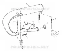 EXHAUST SYSTEM 500 0972764,  EUROPEAN 500 E972764,  500 SKS 0972564, EUROPE (4938393839C010)