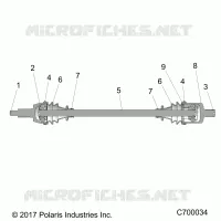 DRIVE TRAIN, FRONT HALF SHAFT