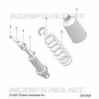 SUSPENSION, FRONT SHOCK TRACK