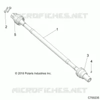 DRIVE TRAIN, REAR PROP SHAFT