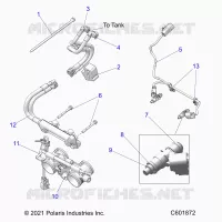 FUEL SYSTEM, RAIL, LINES AND THROTTLE BODY