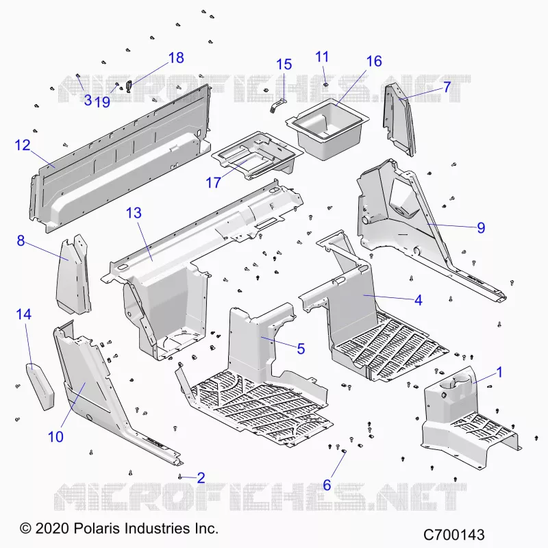 FLOOR, REAR