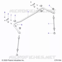 SUSPENSION, REAR STABILIZER BAR