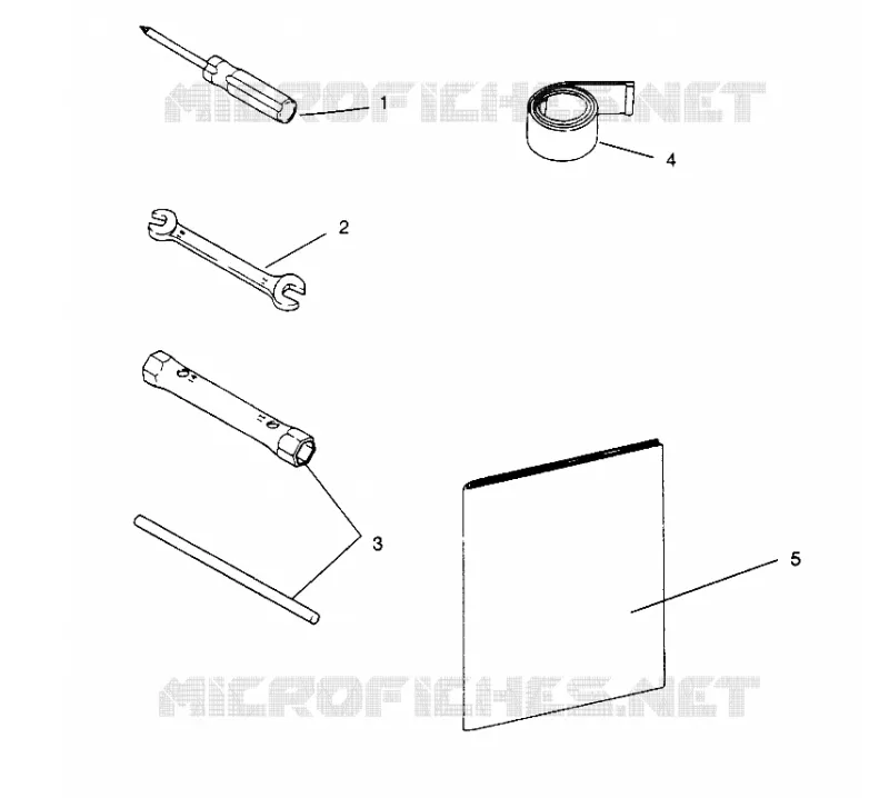 TOOL KIT    ULTRA SKS 0960578, EURO ULTRA SKS E960578, AND  ULTRA RMK 0960978 (4931683168D004)