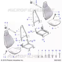 SEAT AND SEAT BELT MOUNTING