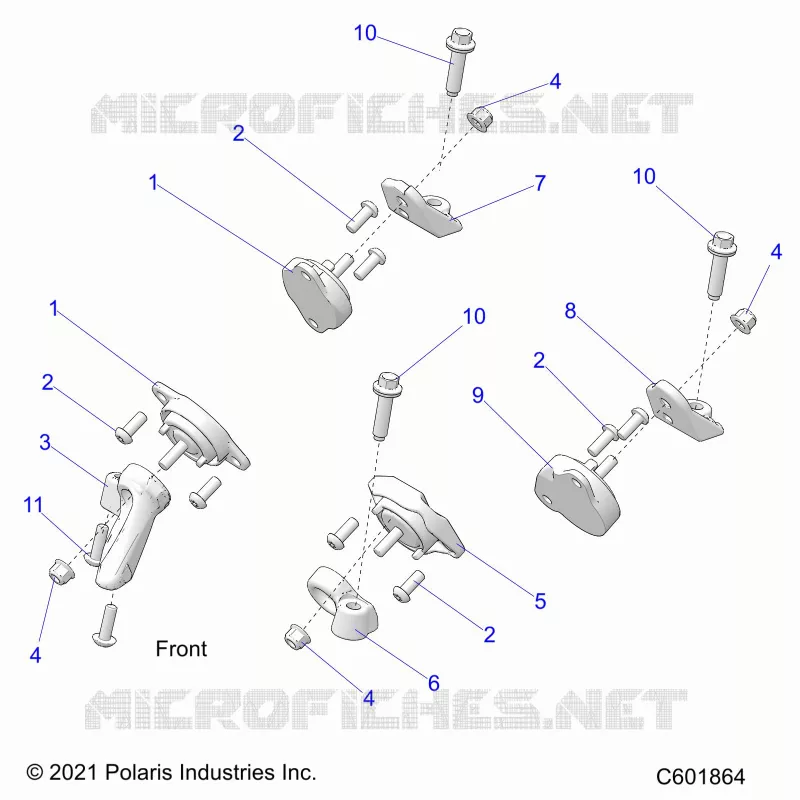 ENGINE, MOUNTING & LONG BLOCK