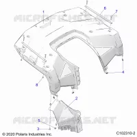 REAR BODYWORK CAB