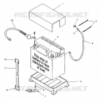BATTERY BOX SLT 750 B944170 (4925942594015A)