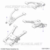 REAR SUSPENSION CONTROL ARMS