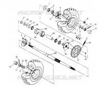 REAR WHEEL DRIVE ASSEMBLY 2X4 400L W947540 (4926752675C001)
